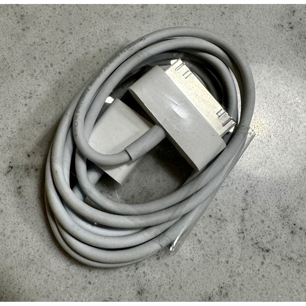 New Apple 30-Pin to USB Charging Cable iPhone 4 4S iPad 1 2 3 iPod Classic Nano - Picture 3 of 4